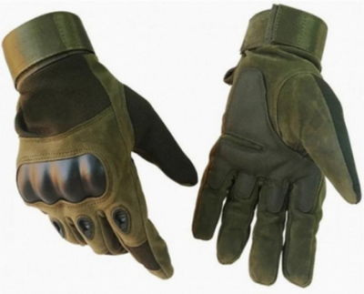 Перчатки Тактические с Закрытыми Пальцами Зеленый Clefers Tactical GLFR размер М - Военные Осенне-Зимние (5002113М)