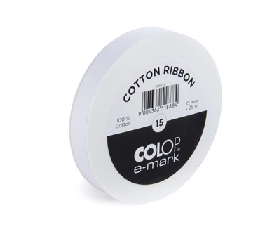 Бавовняна стрічка 15 мм COLOP e-mark