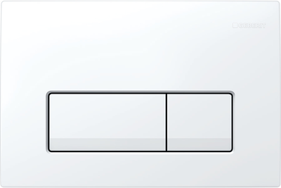 Змивна клавіша GEBERIT Delta 50 білий 115.119.11.1 Square