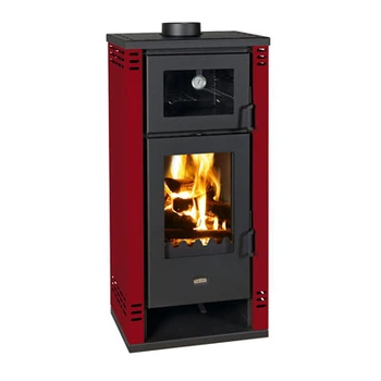 Печь с духовкой PRITY K2 GT F, 8,1 кВт, красная