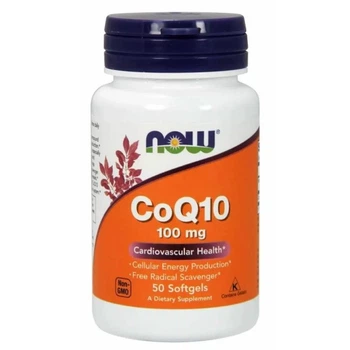 Натуральные добавки и экстракты NOW CoQ10 100 мг 50 капсул