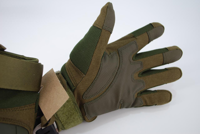 Тактичні рукавички з пальцями 9053_XXXL_Olive