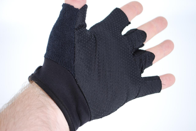 Тактичні рукавички без пальців 9055_Black