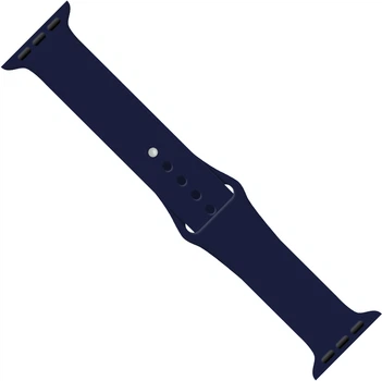 Ремінець Intaleo Silicone для Apple Watch 42/44 mm Dark Blue (1283126494376)