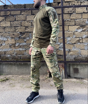 Військова форма Tactic, тактичний костюм (убакс + штани), мультикам 50