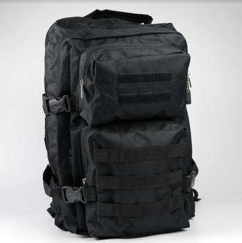 Рюкзак тактичний 40 літрів об'єм, чоловічий військовий рюкзак 40л, водовідштовхувальний оксфорд Чорний (KS2133243535)