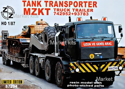 Танковый транспортер MZKT 1:87 ZZ MODELL (ZZ87204)