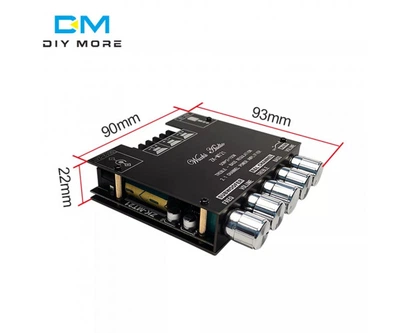 Стерео аудіо підсилювач 2.1-канальний AMP AUX ZK-MT21 з Bluetooth
