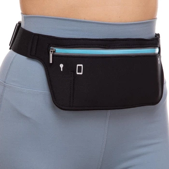 Спортивная сумка на пояс для бега SP-Sport Action YB004 Black-Blue
