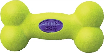 Zabawka KONG AirDog Squeaker Bone piłkowana kość dla psów średnich ras, M (35585775296)