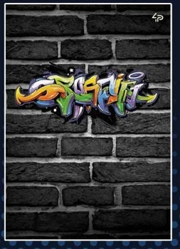 Блокнот А5 в клетку Profi Graffiti street graphics 96 страниц арт. GR1
