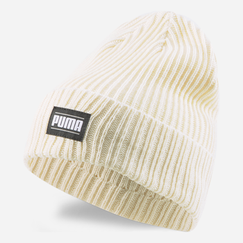 Czapka męska Puma Ribbed Classic Cuff Beanie 2403804 One Size Pristine (4065449742320)