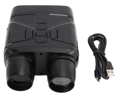 Комплект Цифровой бинокль ночного видения Hunter H4000NV Nightvision ночной визор с фото и видео съемкой Черный + Монокуляр Bushnell 8KM-16x52 Ultra HD ударопрочный