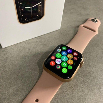 Смарт годинник W26 Plus Pink Smart watch , Телефон, Тонометр, ЕКГ ,Термометр ,Лічильник калорій