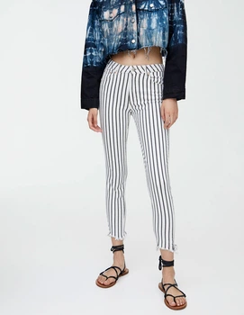 Джинси PULL & BEAR Ж1085609 (9671/306/096А) колір білий (Ж1085609 - 136232)