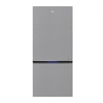 Холодильник с нижней морозильной камерой BEKO RCNE720E30XB, 191х83х75см, 2 двери, Холодильное отделение - 430л, Морозильное отделение - 160л, A++, NF, Нержавеющая сталь (RCNE720E30XB)