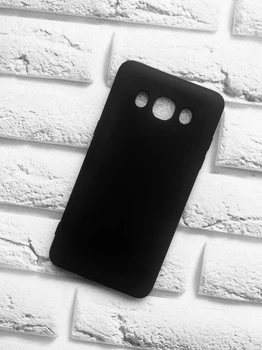 Силіконовий матовий чохол для Samsung Galaxy J5(2016) J510 Чорний