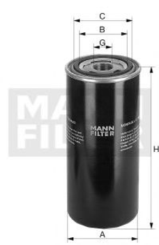 Фільтр масляний АКПП JCB MANN-FILTER (WD9203)