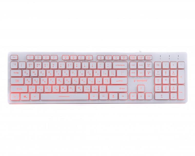 Клавиатура Gembird KB-UML3-01-W-UA Ukr White USB