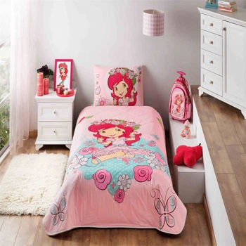 Стьобане покривало TAC Disney Shortcake Candy 160×220см + наволочка