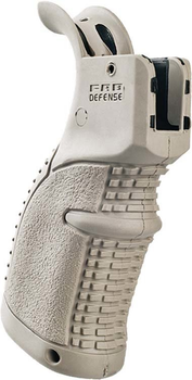 Рукоятка пистолетная FAB Defense прорезиненная для M16\M4\AR15 desert tan (agr43t)