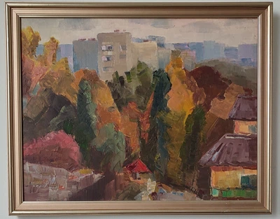 Картина на полотні "Осінь. Хмельницький" 35x45