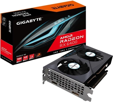 Видеокарта AMD Radeon RX 6400 4GB GDDR6 Eagle Gigabyte (GV-R64EAGLE-4GD)