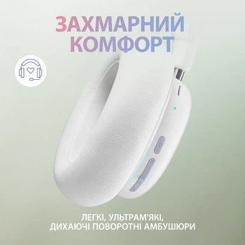 Наушники Logitech G735 Wireless Gaming Headset OFF WHITE (981-001083 ...