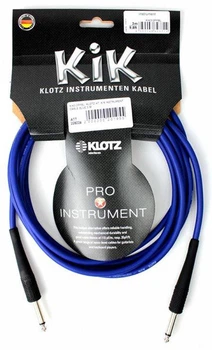 Кабель инструментальный KLOTZ KIK INSTRUMENT CABLE BLUE 3 M