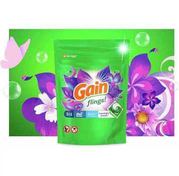 Капсули для прання Gain 3 в 1 універсальні 24 шт.