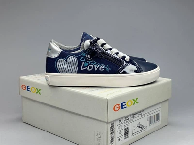 Детские кеды Geox Gisli girl 28 сине-белые