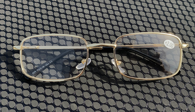 Очки для зрения металлические 898 +, готовые очки, очки для коррекции