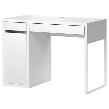 Письменный стол ИКЕА МИККЕ белый, 105x50 см 802.130.74