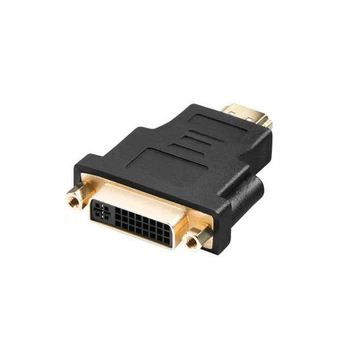 Переходник HDMI(M) -> DVI 24+1(F), позолота