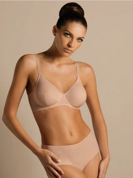 Бежевые высокие трусы кюлот Laura Biagiotti 90227 Skin 52(3XL) Бежевый