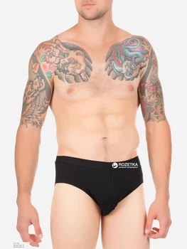 Черные мужские трусы Enrico Coveri ES1300 Nero 52(XL) Черный