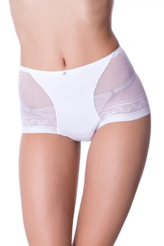 Трусики-шортики с завышенной талией Leilieve 4675 Bianco 46(L) Белый