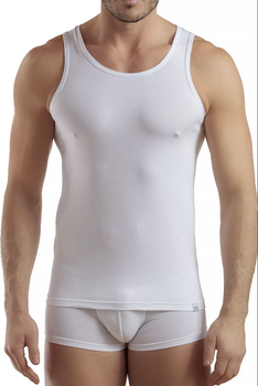 Белая мужская майка Enrico Coveri ET1302 Bianco 52(XL) Белый
