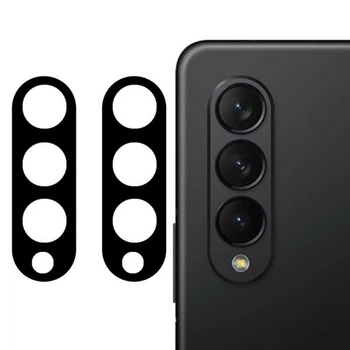Комплект захисного скла на задню камеру Deexe Black Lens Protector для Samsung Galaxy Fold 4