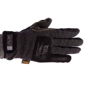 Закриті велосипедні рукавички тактичні теплі текстильні полювання спорт (473150-Prob) L Чорні