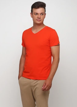 Футболка "Only Man" (95-TSH-3-02-V-orange1/small-orange-back-M)