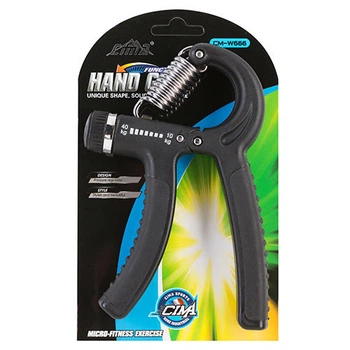 Эспандер кистевой пластиковый черный с нагрузкой 10-40кг Cima CM-W666