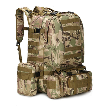 Многофункциональный тактический рюкзак с дополнительными органайзерами, для военных, цвета мультикам, TTM-07 A_2 №1