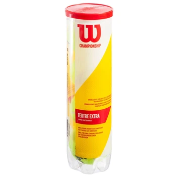 Мячи для большого тенниса Wilson Championship 4 шт салатовый WRT110000