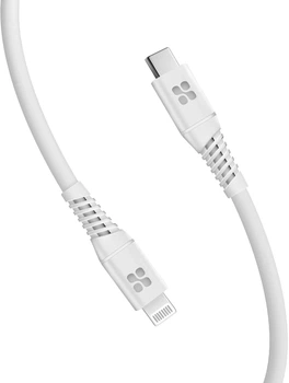 Кабель Promate PowerLine-Ci120 USB-C to Lightning MFi 20W Power Delivery 1.2 м White (powerline-ci120.white)