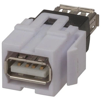 Keystone модуль USB PROinstal ZNKS-L12/WH (мама-мама)