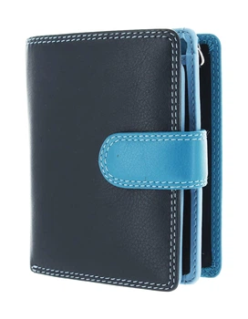 Кошелек женский кожаный Visconti RB40 - Bali (blue multi)