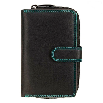 Кошелек женский кожаный Visconti R13 Carmelo c RFID (black rhumba)