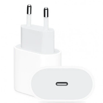 Сетевое зарядное устройство для Apple iPhone, iPad Быстрая зарядка 20W USB-C Power Adapter Type-C White