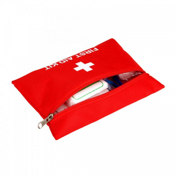 Аптечка-конверт для ліків червона